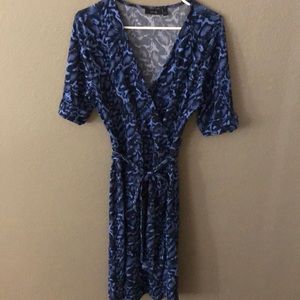 Faux Wrap Dress